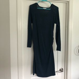 Maternity sweater dress